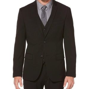 FREE SHIPPING: Brand Perry Ellis Portfolio Black Suit jacket. (never worn)
